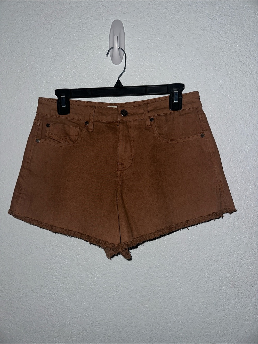 Shyanne Brown High-Rise Frayed Hem Women's Shorts  (Sold at Boot Barn)